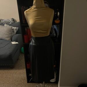 Blaus Faux SHEIN skirt